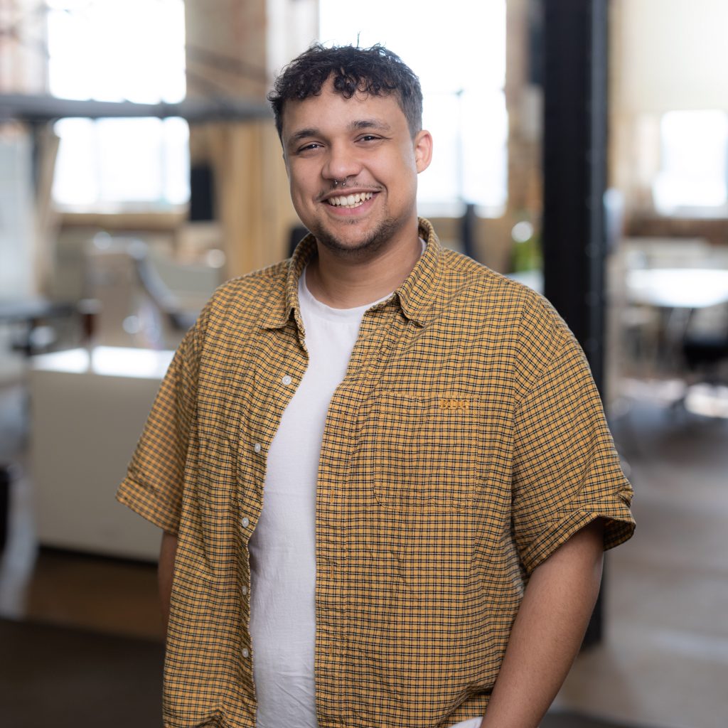 Mitarbeiter Gabriel bei der Salvvy