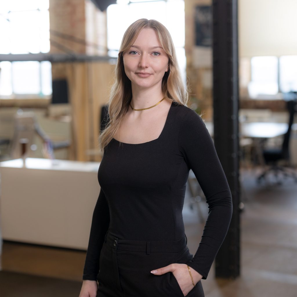 Mitarbeiterin Isabell bei der Salvvy