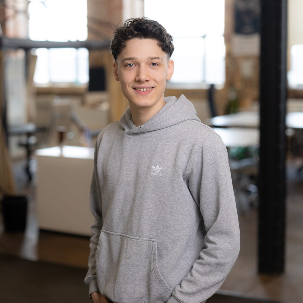 Mitarbeiter Theo bei der Salvvy